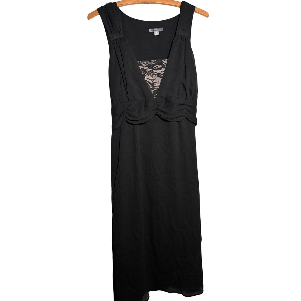 Apt 9 Womens Lace Inset Empire Waist Sleeveless Cocktail Dress 16‎ Whimsigoth